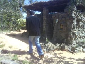 Sustainable building a restroom at Bare Homestead, Domboshava